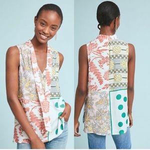 Moulinette Soeurs Anthropologie Patchwork Top